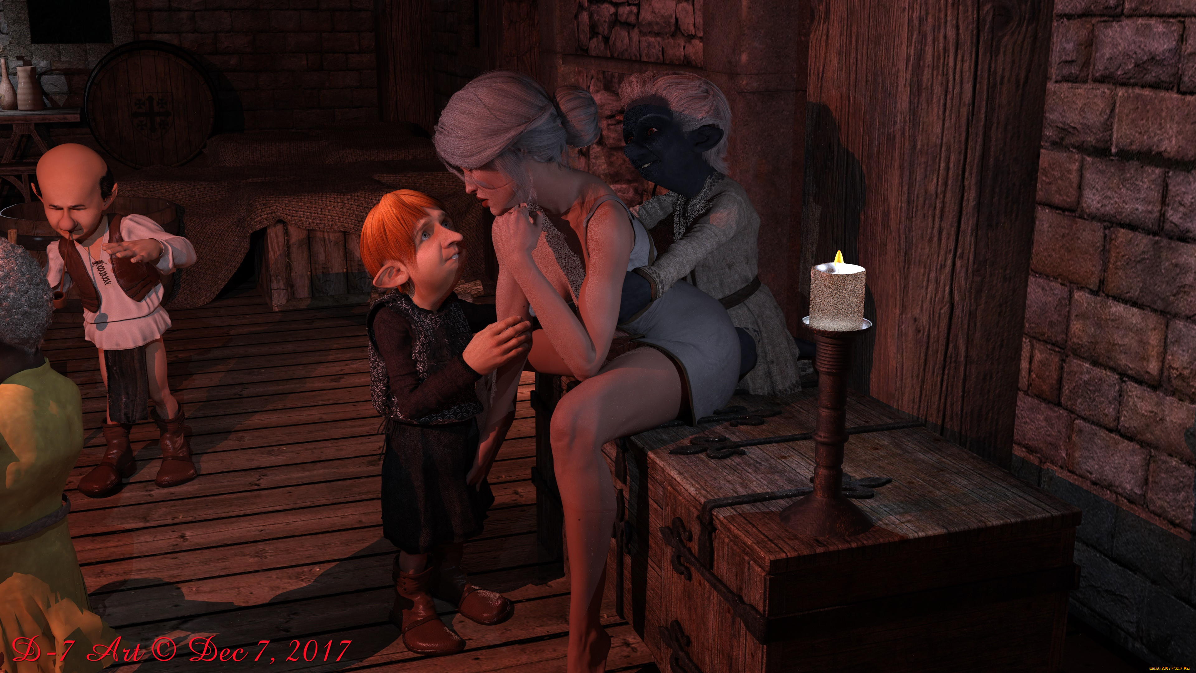 ciri and the dwarfs, 3 ,  , fantasy, , , 